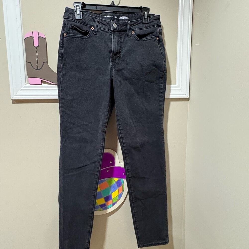 Old Navy Women's Dark Gray‎ Skinny Jeans